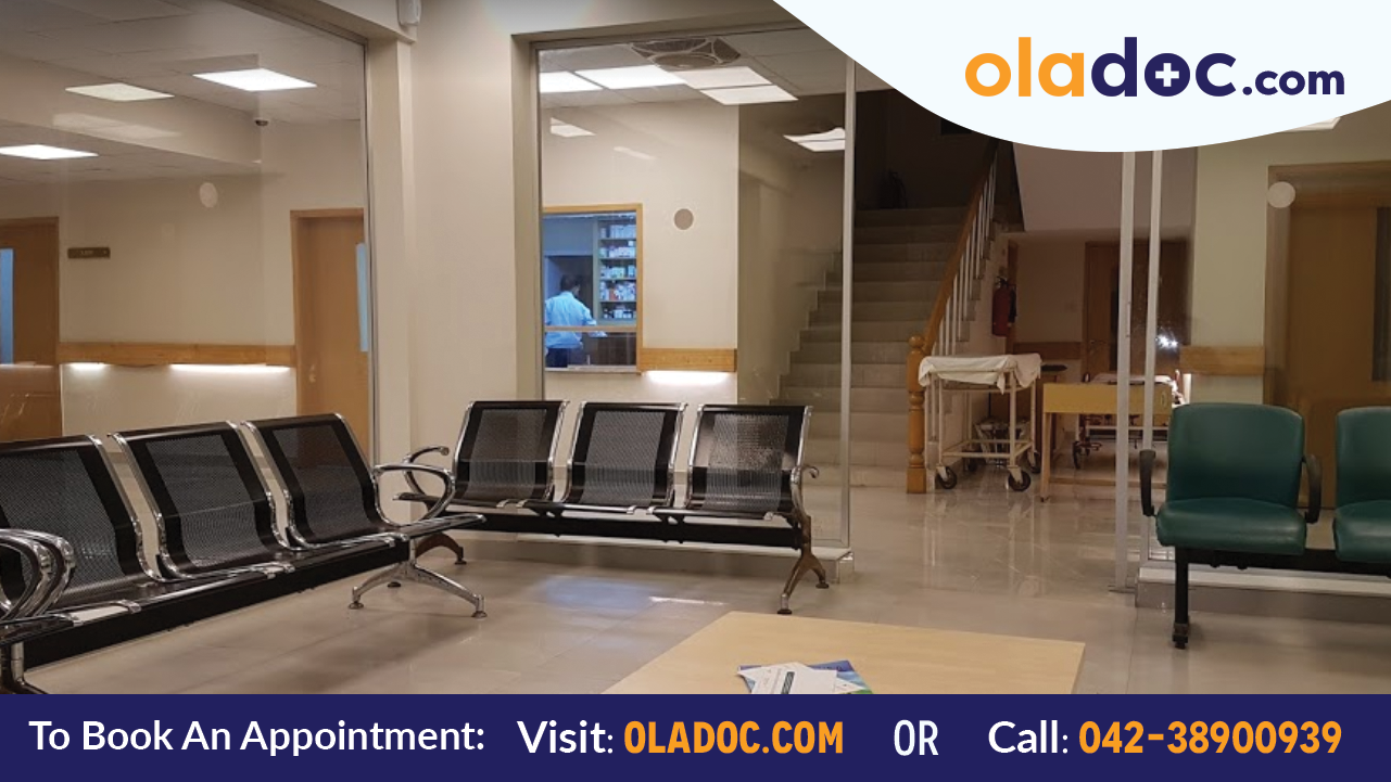 Waiting area at DHA Medical Centre Karachi